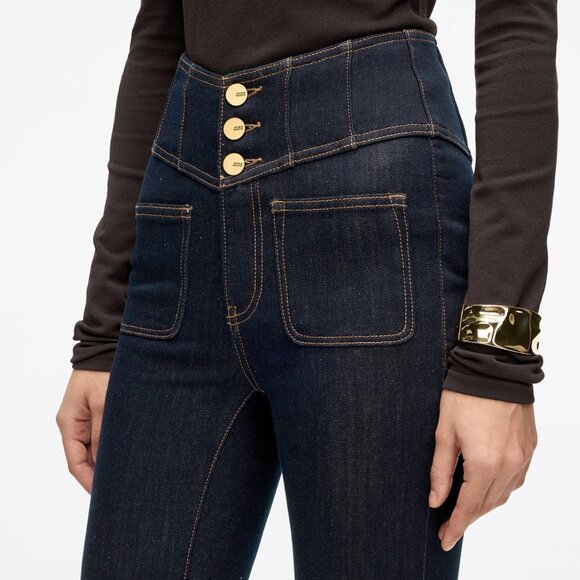 NWT Miss Sixty Glenda High Waisted Flare Jeans Size 28 - Picture 3 of 4